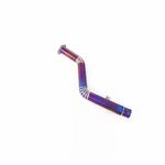Toyota Supra 3.0T Titanium Cat-back, purple finish — 5