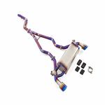 Toyota Supra 3.0T Titanium Cat-back, purple finish — 4