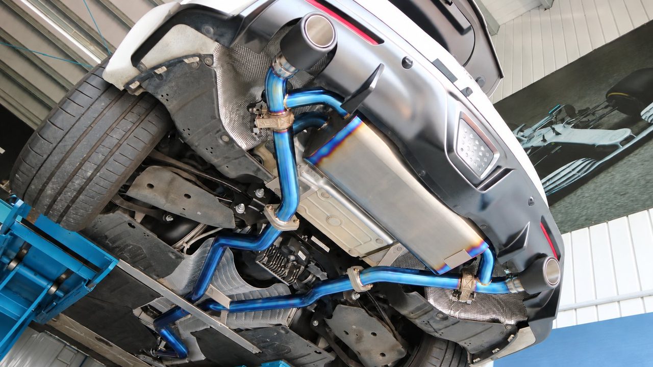 Toyota Supra 3.0T Titanium Cat-back