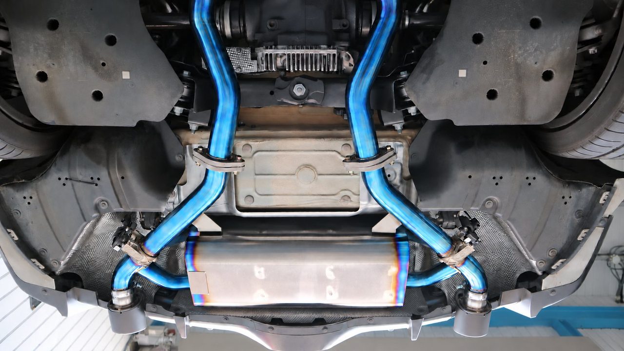 Toyota Supra 3.0T Titanium Cat-back