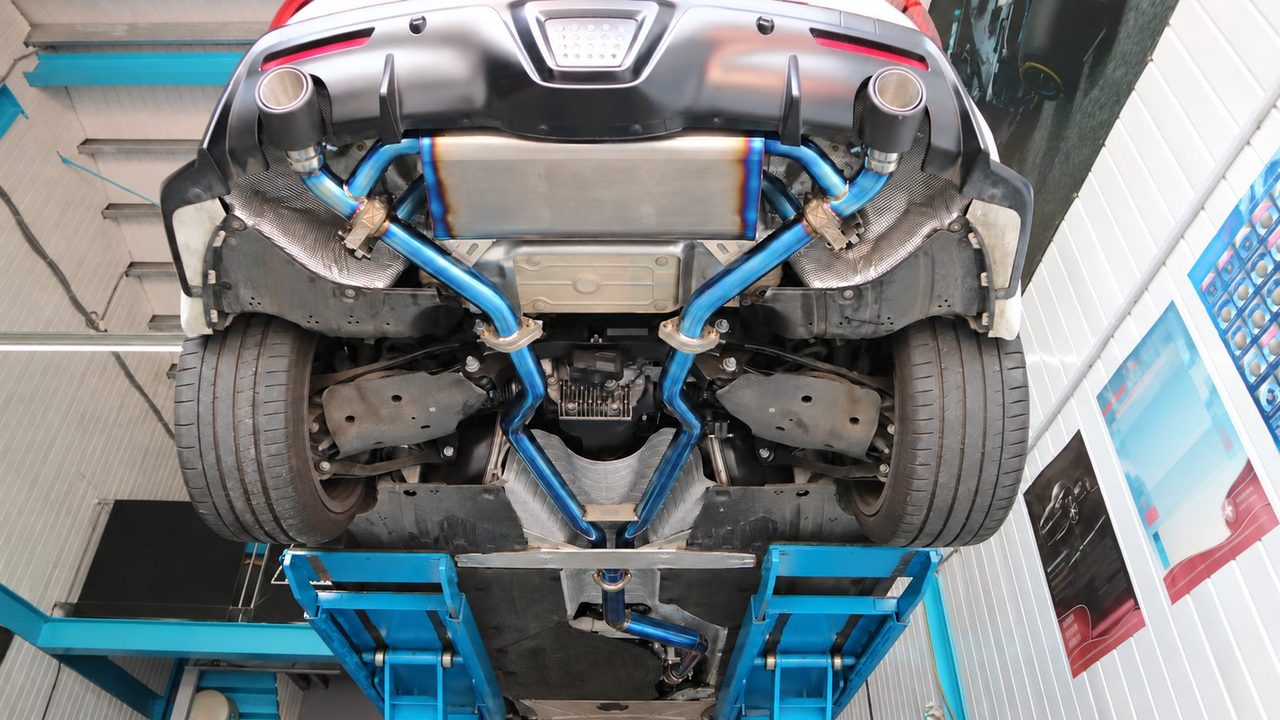 Toyota Supra 3.0T Titanium Cat-back